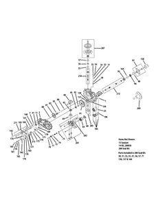 Transmission Rh 618-06003b Diagram and Parts List for Z-FORCESZ48 (53ATDFJB-53ATDFJB050)(2014) Cub Cadet Lawn Tractor